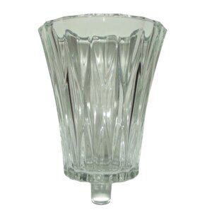 Vintage Homco Glass Votive Cup Candle Holder 4" made in U.S.A (has rough spot)